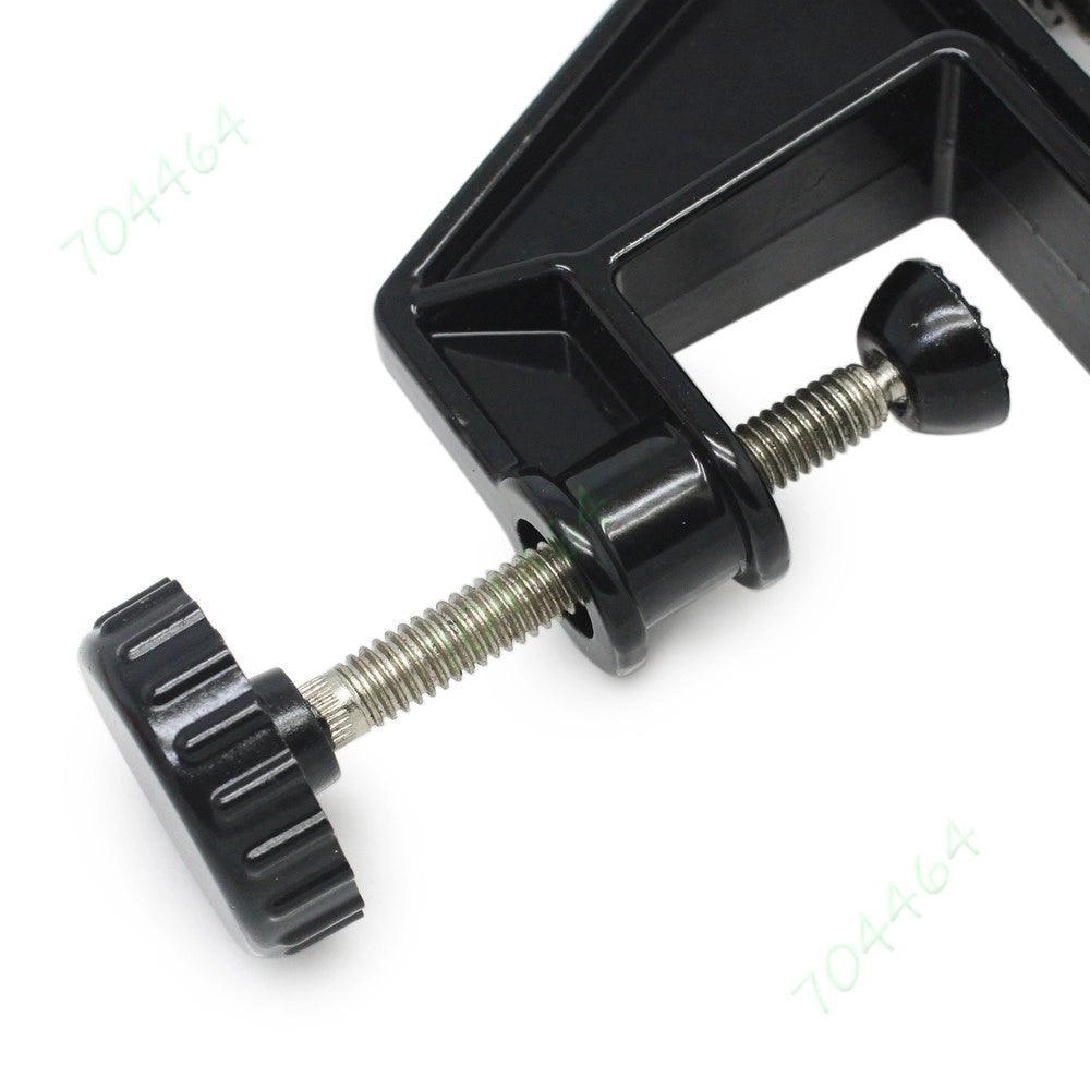 Trade Shop - Morsa Da Banco 50 Mm Fisso Tavolo Morsetto Girevole Base Fissa -