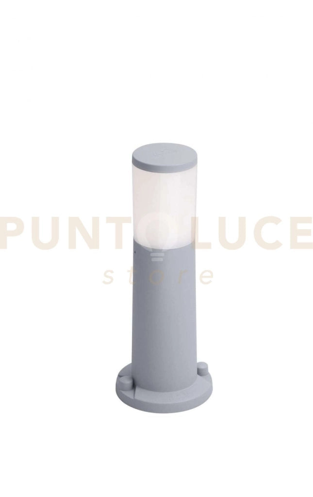 LOANO PALO 40 CM 1 LUCE GRIGIO IP55 ATTACCO E27 LAMPADINA INCLUSA