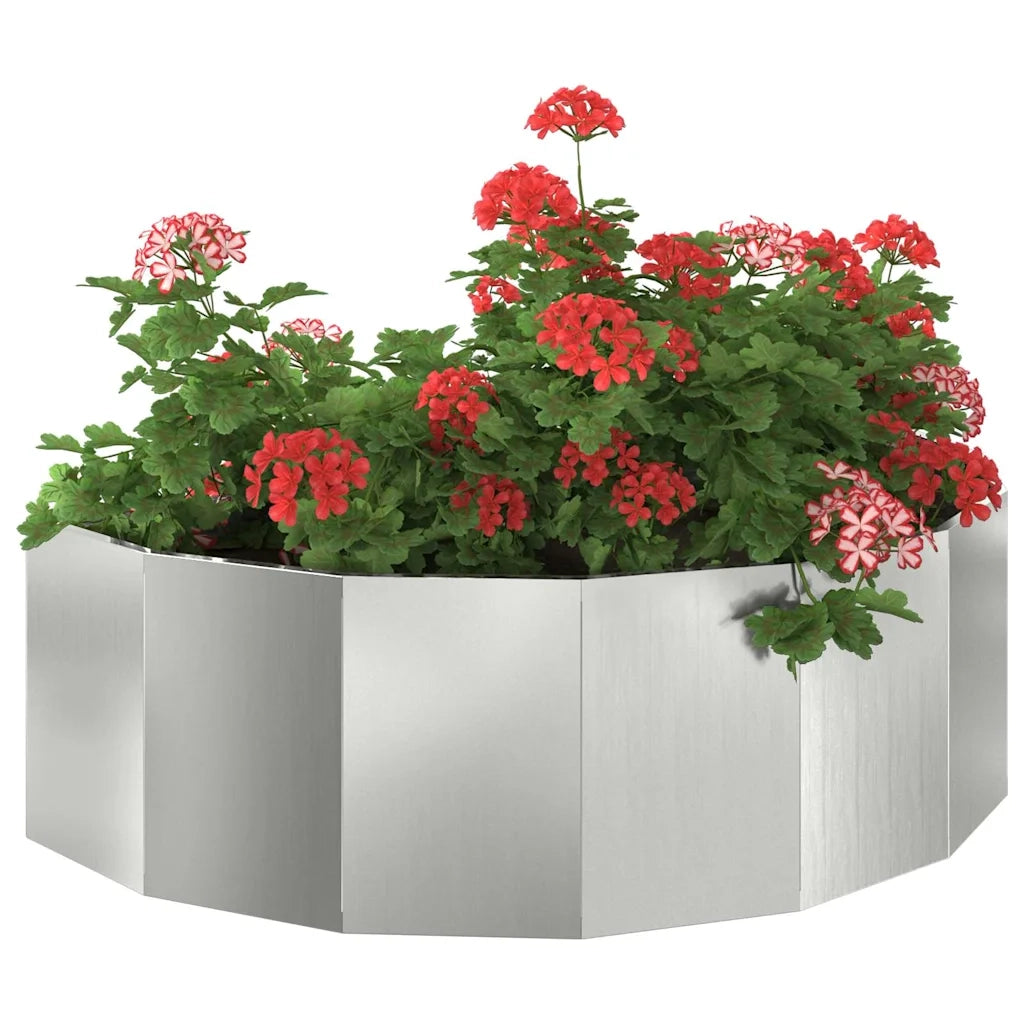 Fioriera Argento 120 x 60 x 35 cm Acciaio zincato 883687