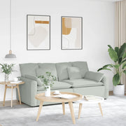Divano Modulare con Cuscini Grigio Chiaro 3321129