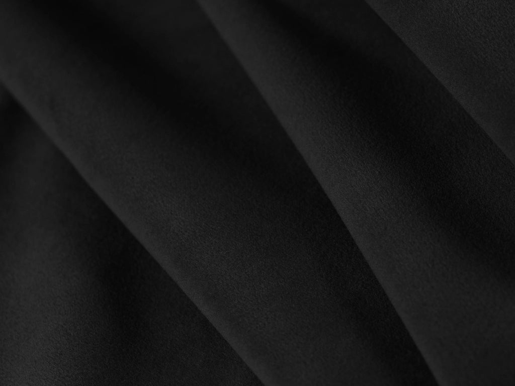 Cosmopolitan Design - Divano modulare "Rome" 3 posti in velluto nero 