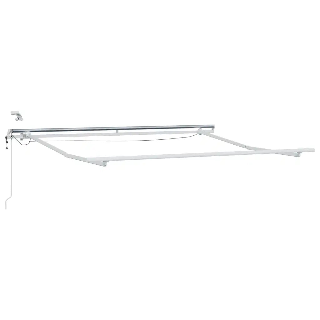 Tenda Retrattile Beige 350 x 250 cm Poliestere e Metallo 3330342