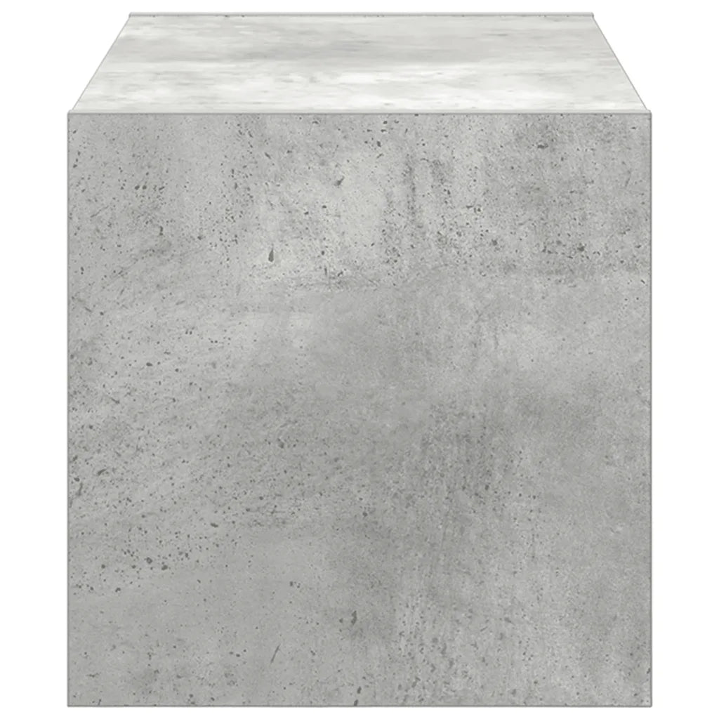 Scarpiera Impilabile-Scaffale per scarpe Grigio Cemento 60x30x30,5 cm
