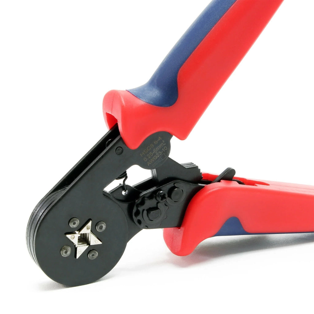 Pinza crimpatrice per capicorda autoregolanti da 0,25-6 mm² con attacco quadro e capocorda 16_0002726