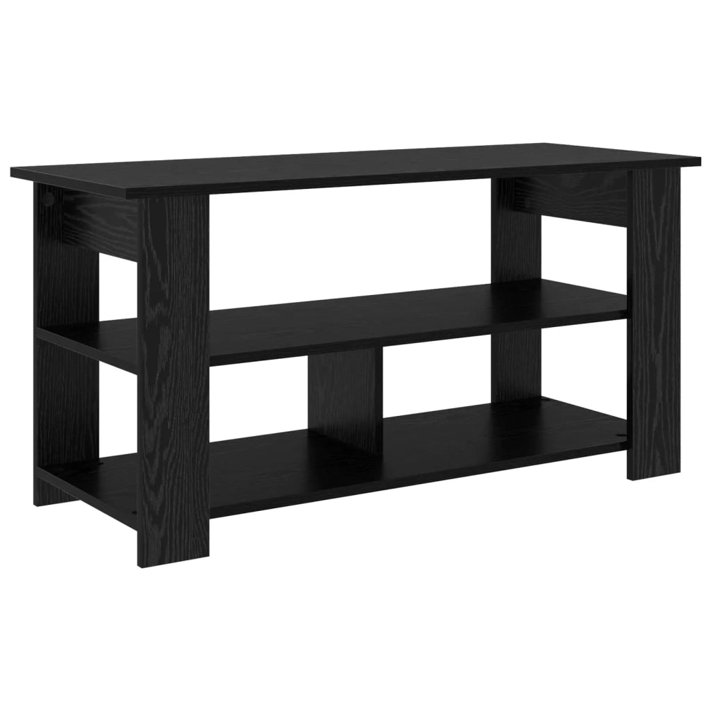 Supporto TV-Credenza per TV-Mobile TV Rovere Nero 100 x 40 x 50 cm