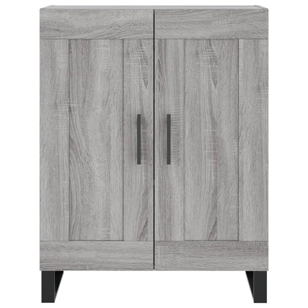 Credenza Grigio Sonoma 69,5x34x90 cm in Legno Multistrato 830226