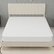 Materasso a molle insacchettate con memory foam e tessuto 3D bianco
