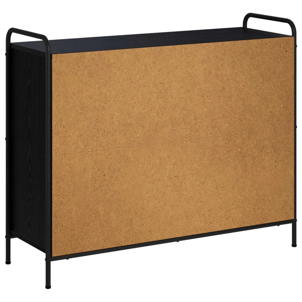 Credenza Rovere Nero 97 x 33 x 81 cm Legno ingegnerizzato 8013848
