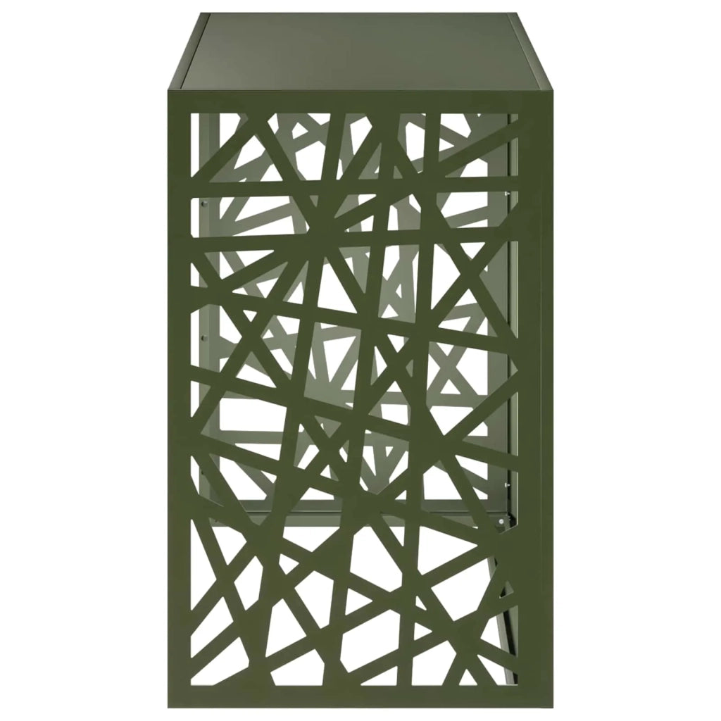 Copertura per condizionatore d'aria Verde Oliva Acciaio 8014167