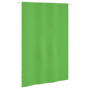 Paravento per Balcone Verde Chiaro 160x240 cm in Tessuto Oxford