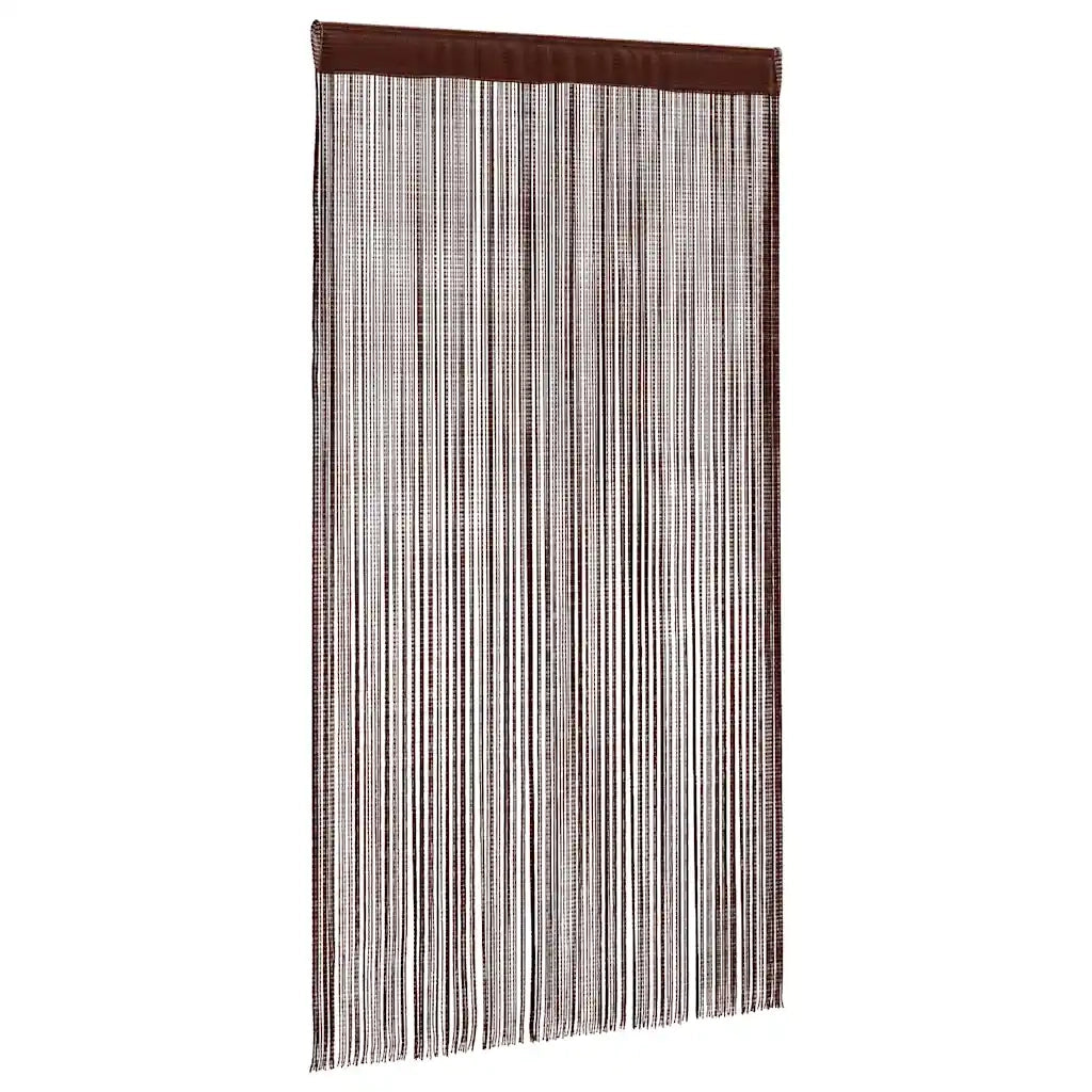 2 pz Tende a Fili 100x250 cm Marroni