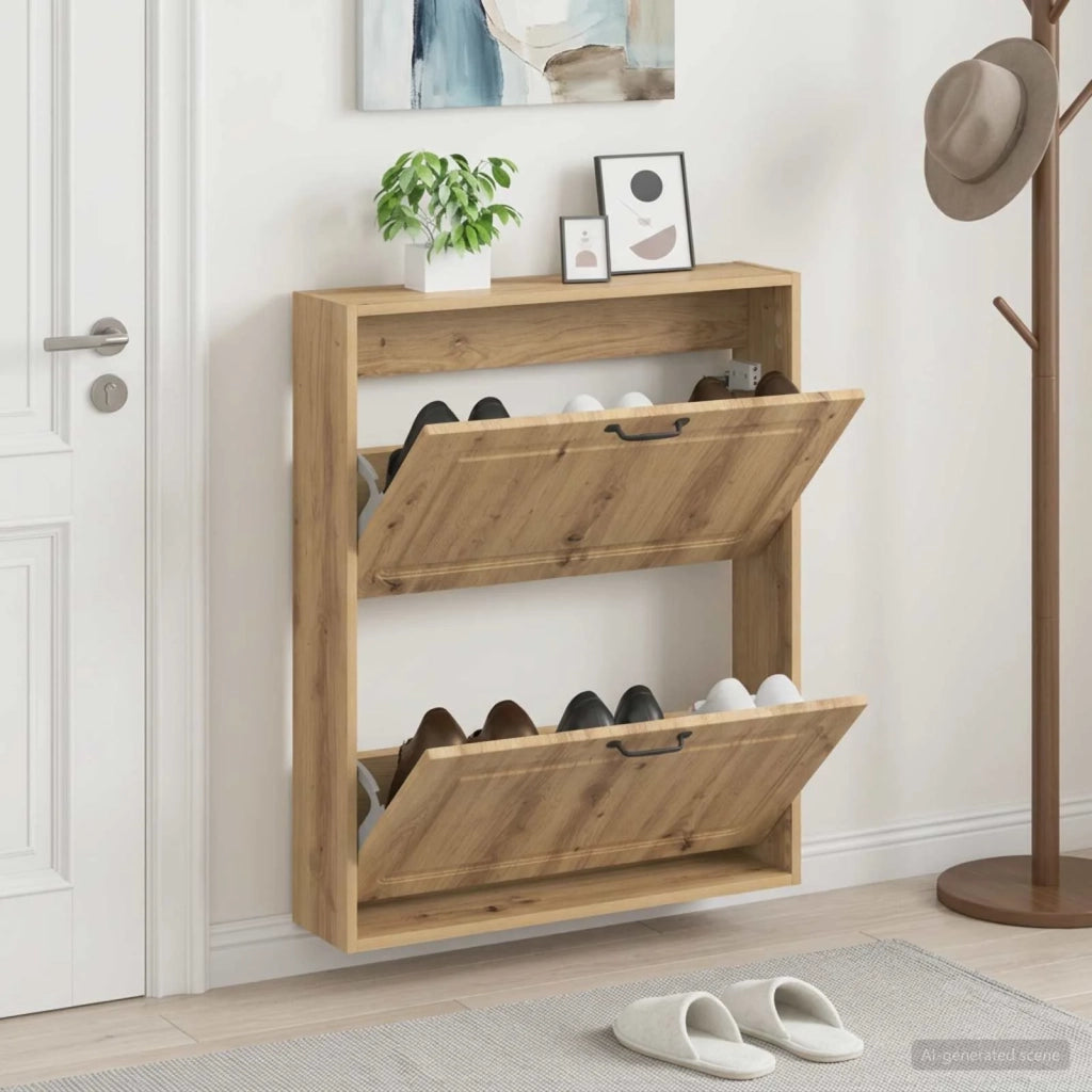 Mobiletto per Scarpe da Muro UTRECHT 71 x 17 x 86 cm 897744