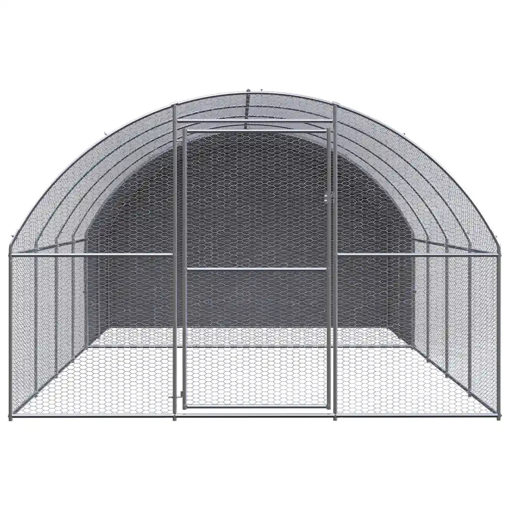 Pollaio per Esterni 3x4x2 m in Acciaio Zincato CFW9753163