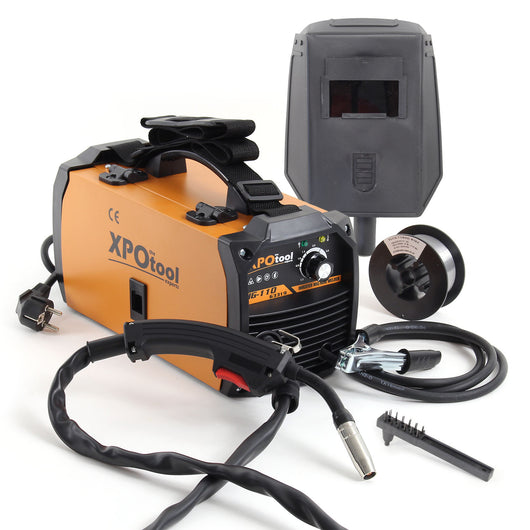 Saldatrice inverter MIG100 a filo animato senza gas con alimentatore, filo animato e IGBT