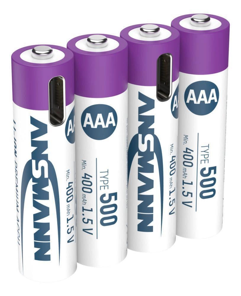 Ansmann 1311-0028 batteria per uso domestico Batteria ricaricabile Mini Stilo AAA Ioni di Litio