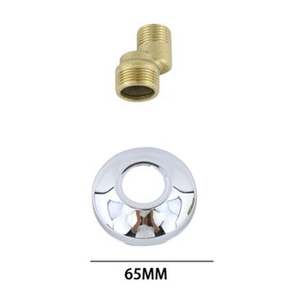 Trade Shop - Kit 2pz Connettore Eccentrico Per Rubinetto 3/4 Raccordo Rosetta 65mm Accessorio 52363 -