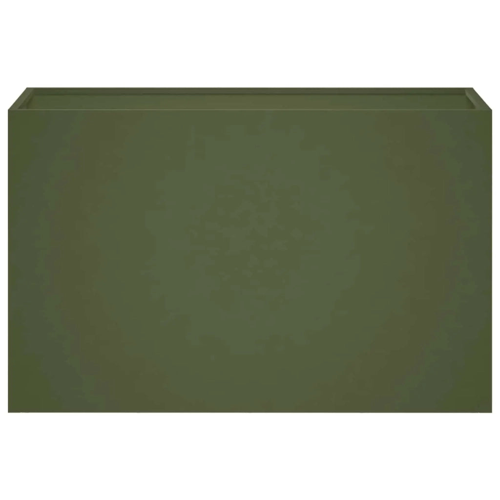 Vaso da giardino Verde Oliva 80 x 30 x 40 cm 8005588