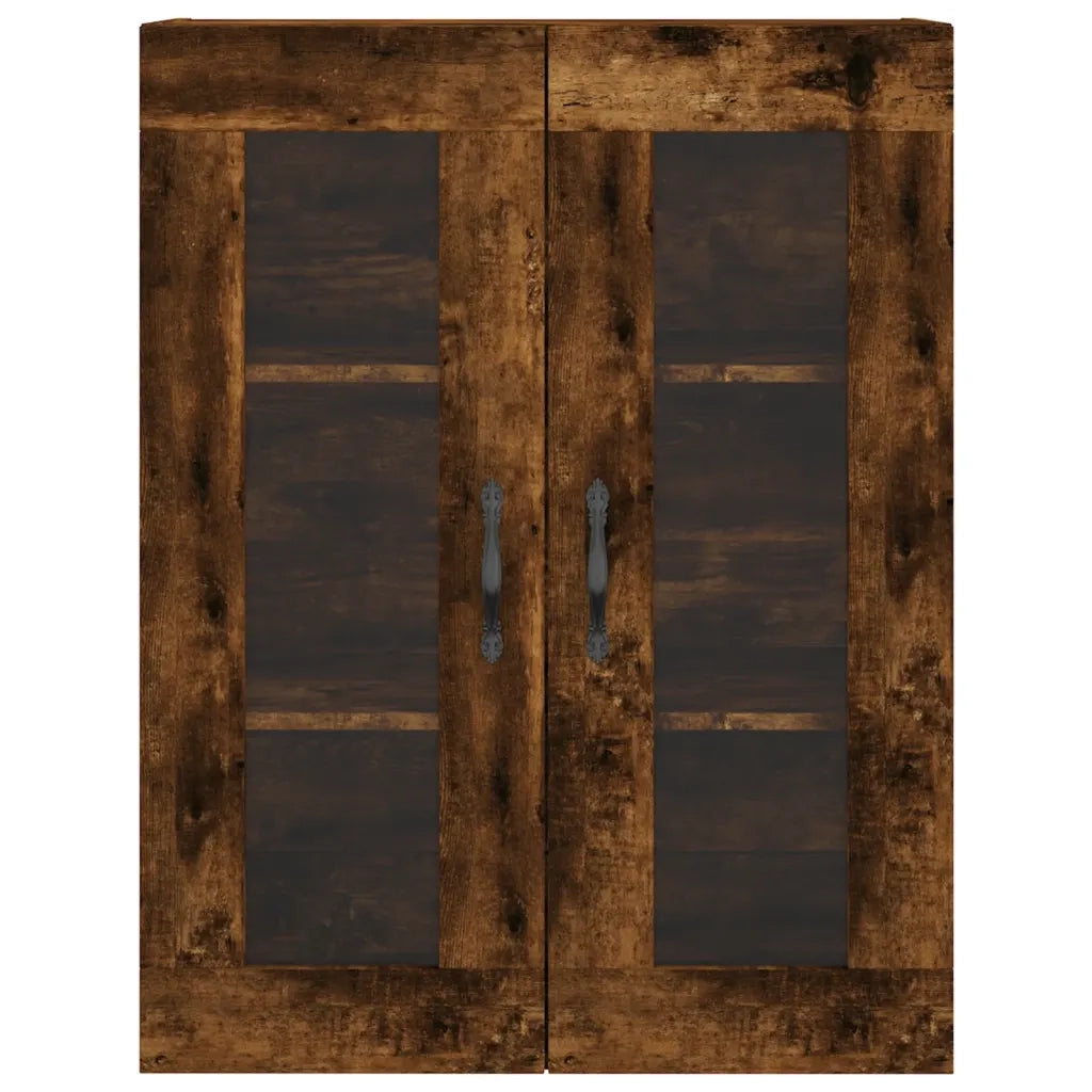 Credenza Rovere Fumo  69,5x34x180 cm in Legno Multistrato 3198374
