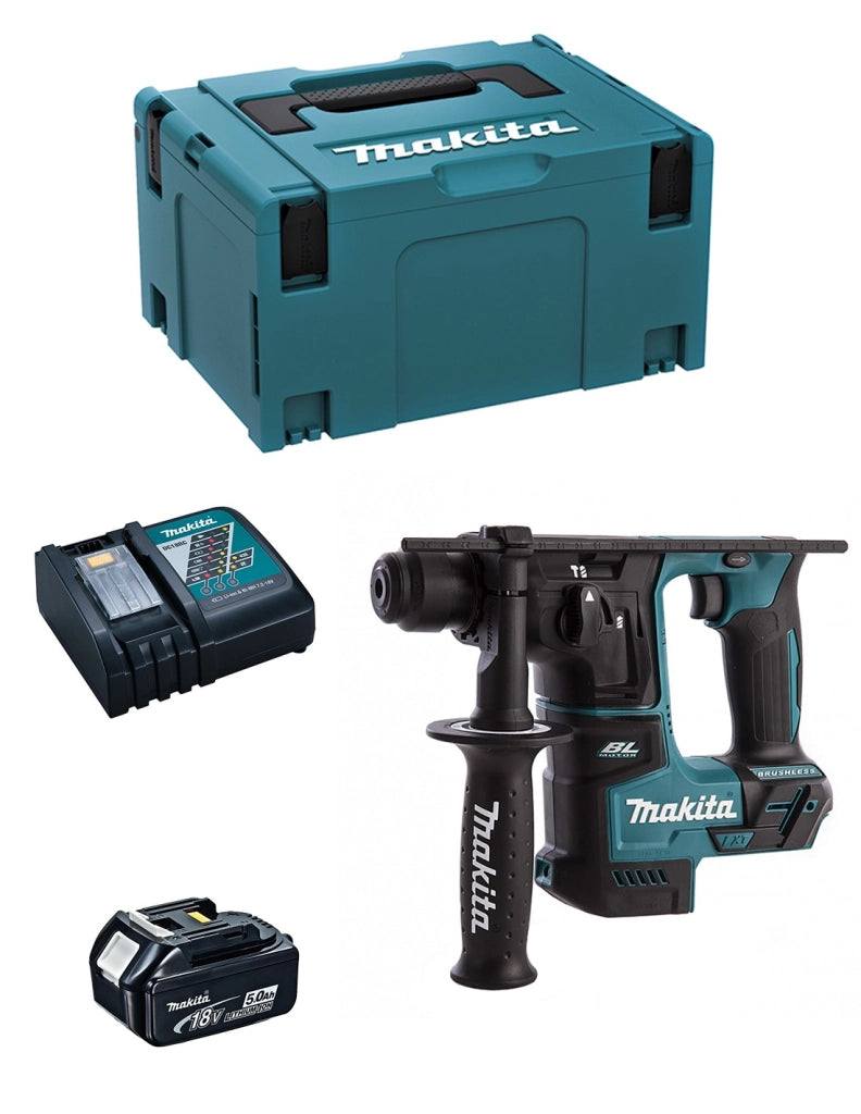 Tassellatore MAKITA DHR171RTJ1 (1 x 5,0 Ah + DC18RC + MAKPAC 3)