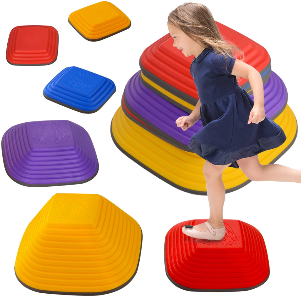 Blocchi di equilibrio per bambini ¨C zephmum ¨C multicolore, 6 pezzi, antiscivolo