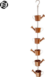 Regenketting per Esterno - Effetto Onda d'Acqua - Catena in Acciaio Inox - Raccoglitore di Acqua - Decorazione per Balcone
