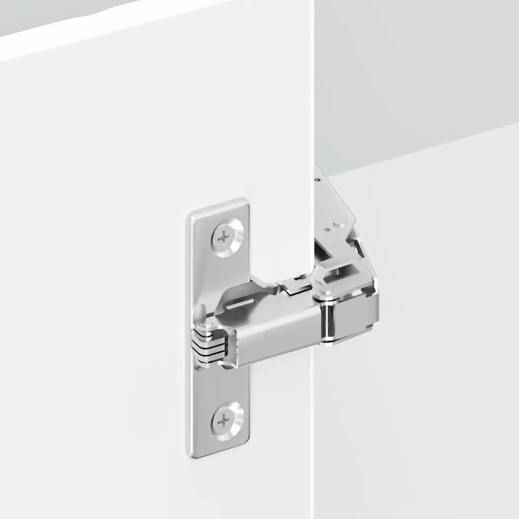 vidaXL Pensile da Cucina ad Angolo Lucca Bianco in Legno Multistrato