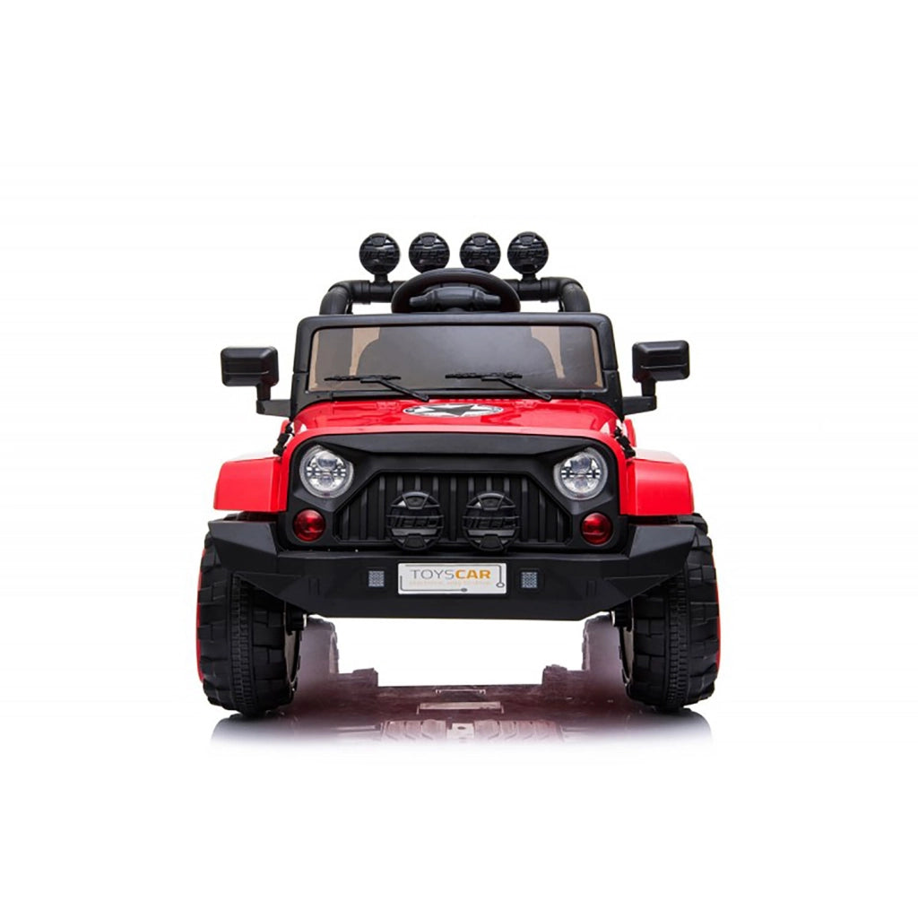 Macchina Elettrica per Bambini Fuoristrada Adventure 12V con Telecomando Rosso