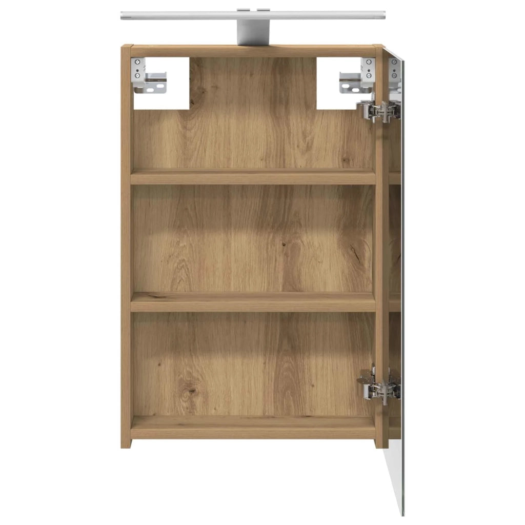 Mobiletto per specchio da bagno con porta Rovere Artigianale 889038