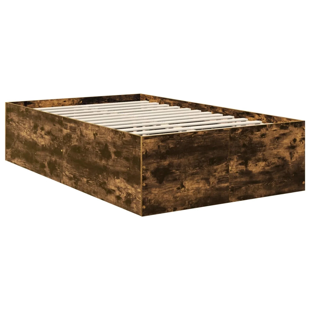 Struttura del letto Rovere fumé 120 x 190 cm Legno multistrato