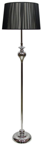 Candellux lampada da terra Gillenia nera E27 135 cm
