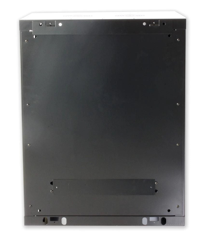 Armadio Rack 19'' a muro 12 unità sezione unica prof. 600mm Nero