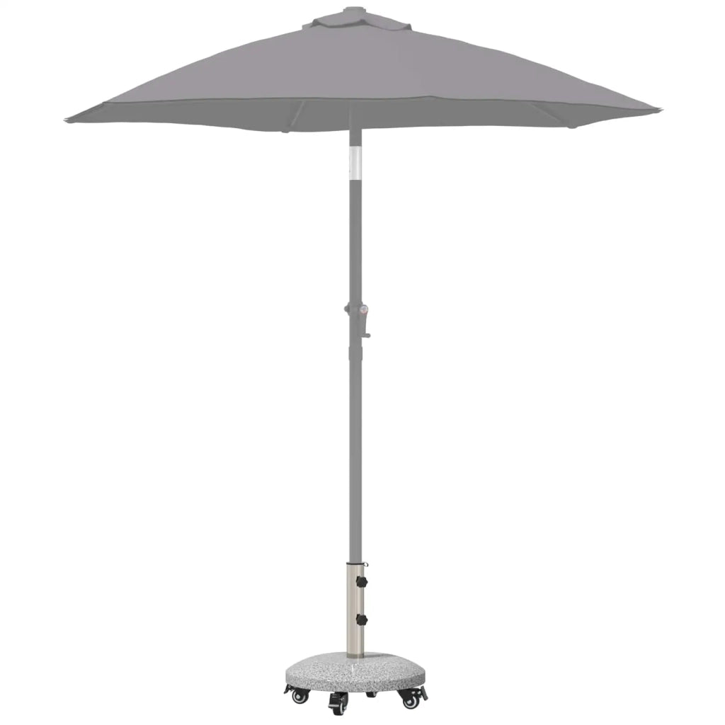 Base per Ombrello in Granito con Ruote per Pali da 4-5 cm 42034379