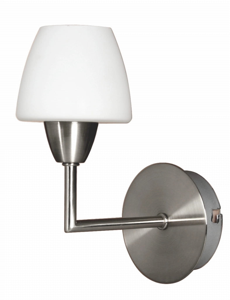 Applique Candellux Togo 21-10622 argento vetro G9 1 luce
