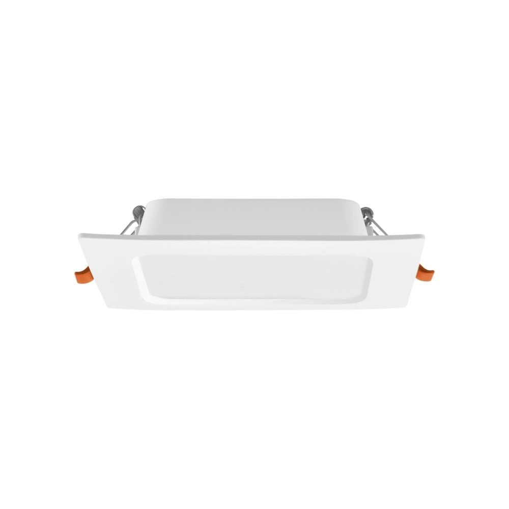 Downlight incasso quadrato bianco 12cm LED 6W 4000K Videx