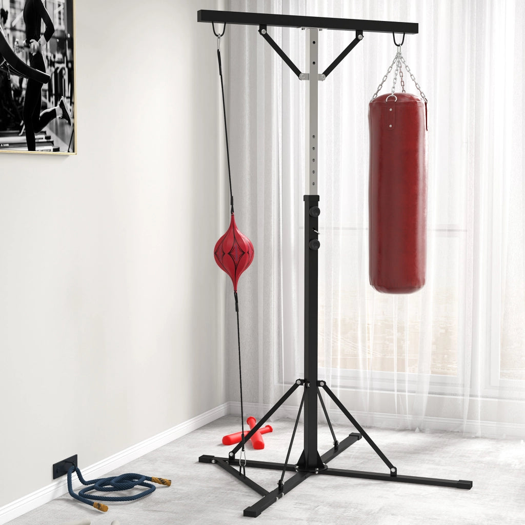 Appendiabiti per speedball ¨C zephmum ¨C nero, metallo, 160x145x175-220 cm