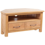 Pratico mobile porta TV/credenza di design con cassetto 88 cm legno massello di rovere 2502105