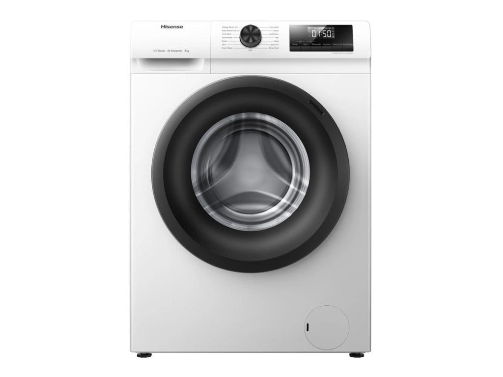 Hisense WFQP8014EVM lavatrice Caricamento frontale 8 kg 1400 Giri/min Bianco