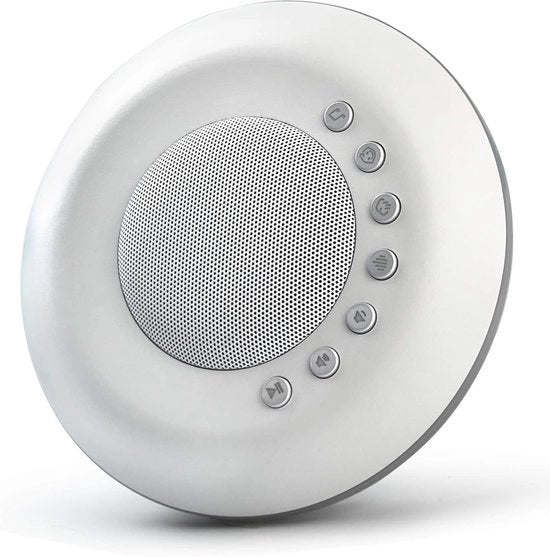 Macchina di rumore bianco, 28 suoni calmanti naturali 32 livelli di volume 3 funzione di timer di memoria, batteria ricaricabile, macchina di rumore per il sonno per bambini, bambini, adulti