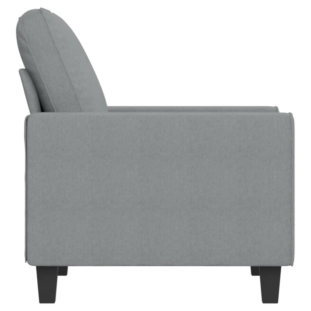 Poltrona Grigio Chiaro 60 cm in Tessuto 359375