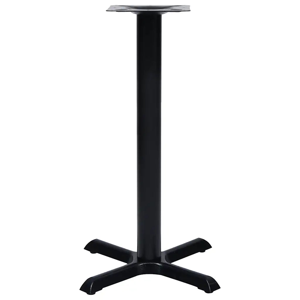 vidaXL Gamba per Tavolino da Bistrò Nero 56x56x72 cm in Ghisa