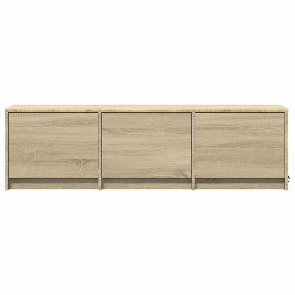 Mobile TV con led Sonoma 140 x 34 x 40 cm Legno multistrato