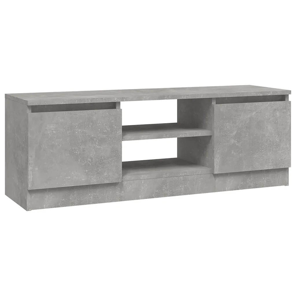 Mobile Porta TV con Anta Grigio Cemento 102x30x36 cm cod mxl 13089