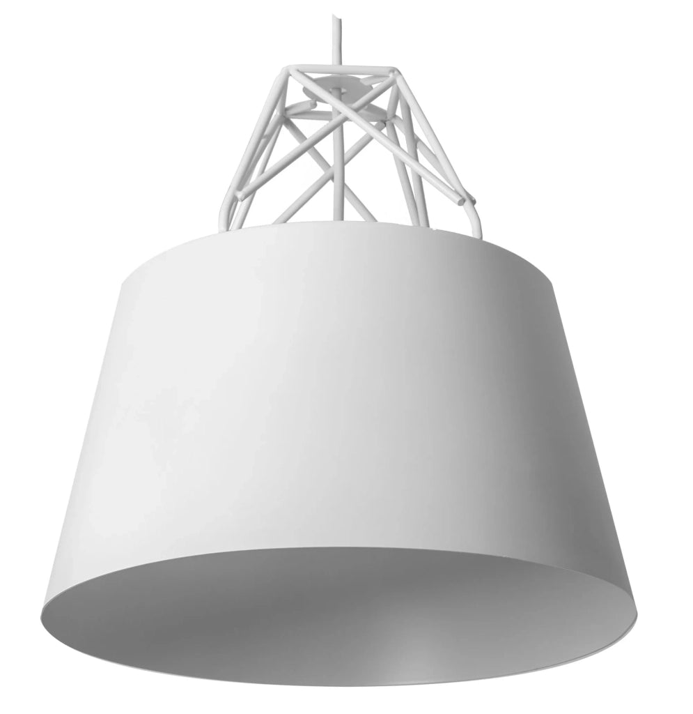 Lampada Da Soffitto Pensile Metallico Bianco APP423-1CP