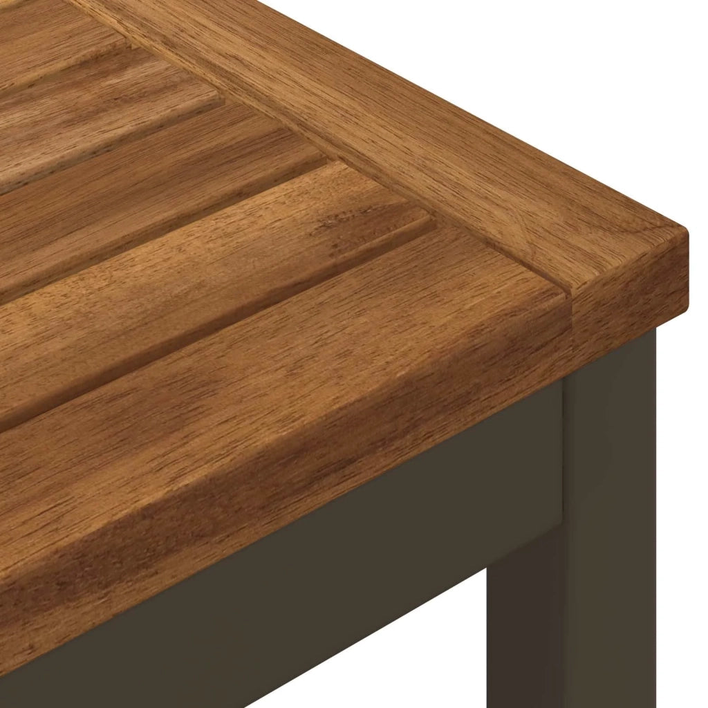 Tavolo da cena da giardino Naturale e Caffè 110 x 108,5 x 75 cm 901318