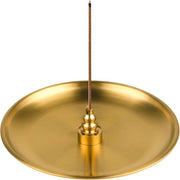Wickholder a tre in 1 per sticco di incenso - adatto per sticchi di incenso a cono - ideale per spazi yoga, meditazione e salotto - 14x14x2.2cm