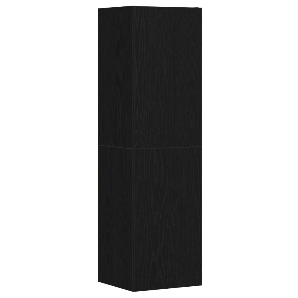 Set mobile TV 4 pcs Rovere Nero 130,5 x 30 x 140 cm 3333052