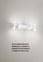 Applique in metallo e alluminio  Bianco Candles LED 12W 3000K CRI?80 220-240V 50/60Hz 840L dimmerabile biemissione