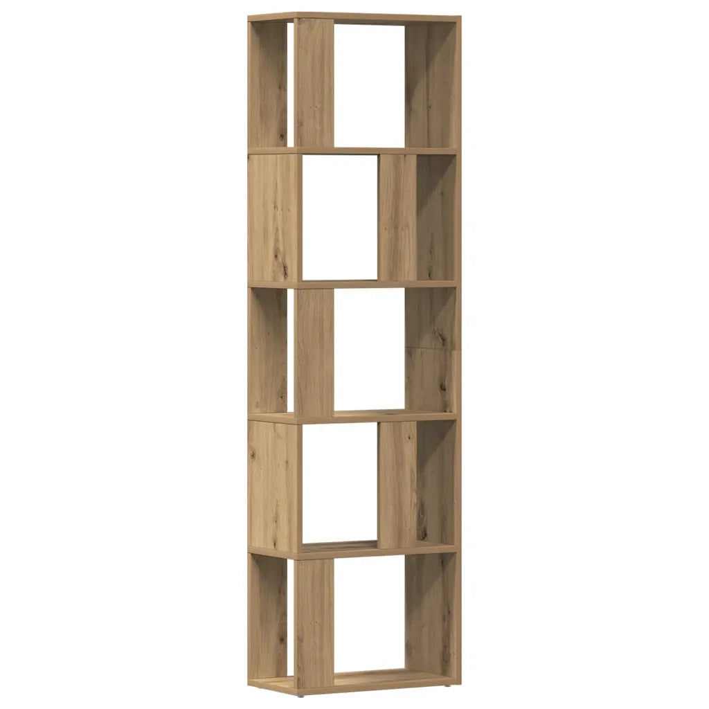Libreria Rovere Artigianale 45x24x159 cm Legno Multistrato 855785