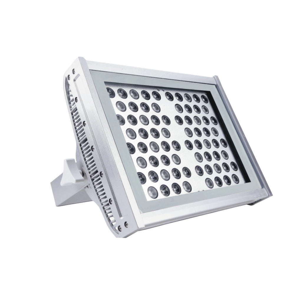 PROIETTORE LED RAYS ALLUMINIO 144W RGB IP65 40X32X29CM