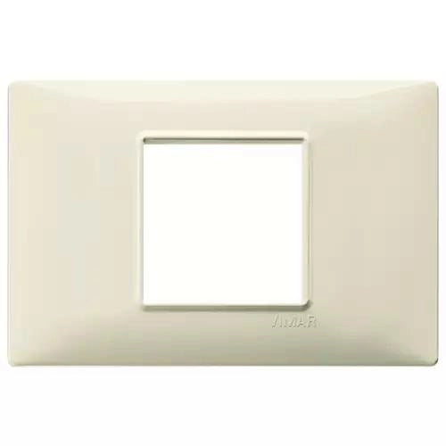 VIMAR PLANA - PLACCA 2M CENTRALI BEIGE